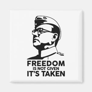 Nethaji Subash Chandra Bose Quote Indian Leader Magnet