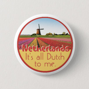 NETHELANDS 2 INCH ROUND BUTTON