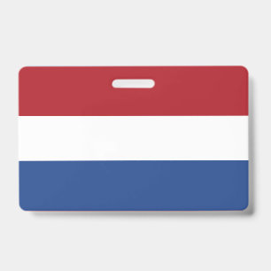 Netherland flag badge