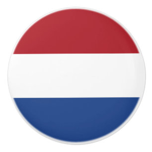 Netherland flag ceramic knob
