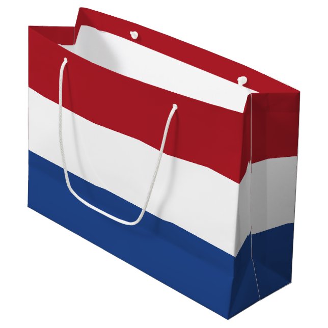 Netherland flag large gift bag (Front Angled)
