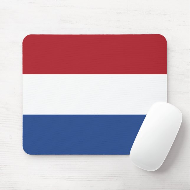 Netherland flag mouse pad (With Mouse)
