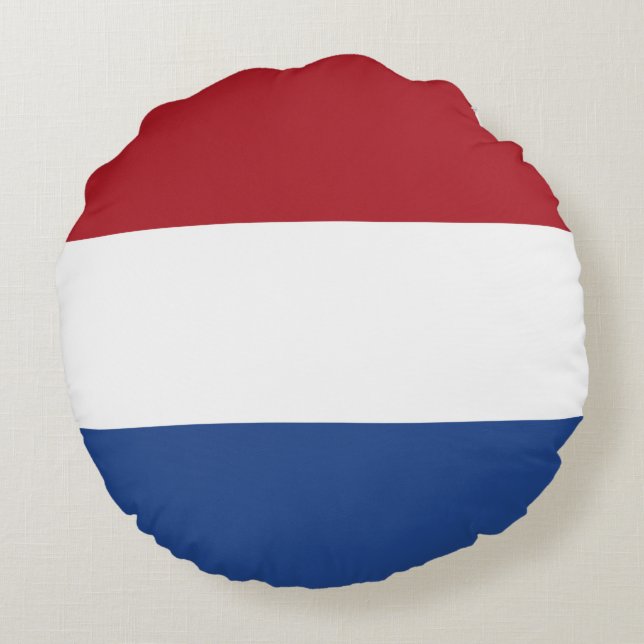 Netherland flag round pillow (Back)