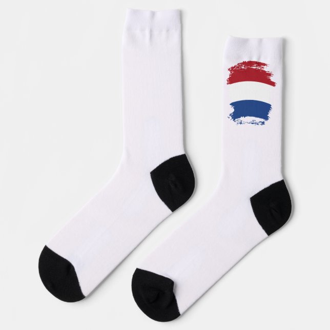 Netherland flag socks (Left)