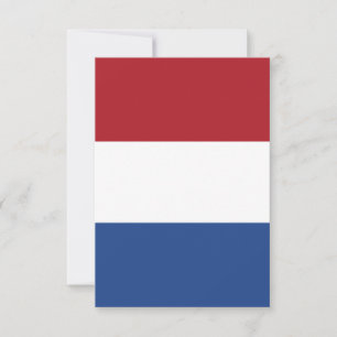 Netherland flag thank you card