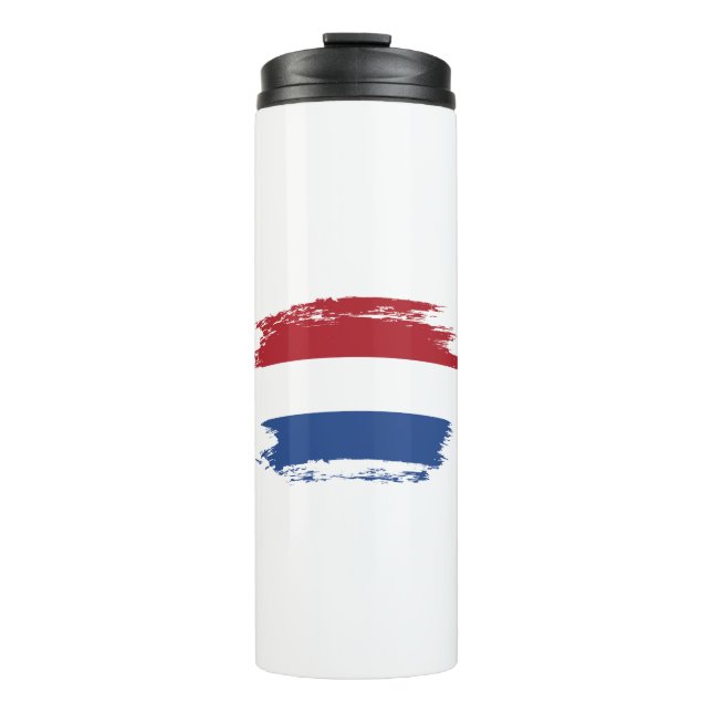 Netherland flag thermal tumbler (Front)