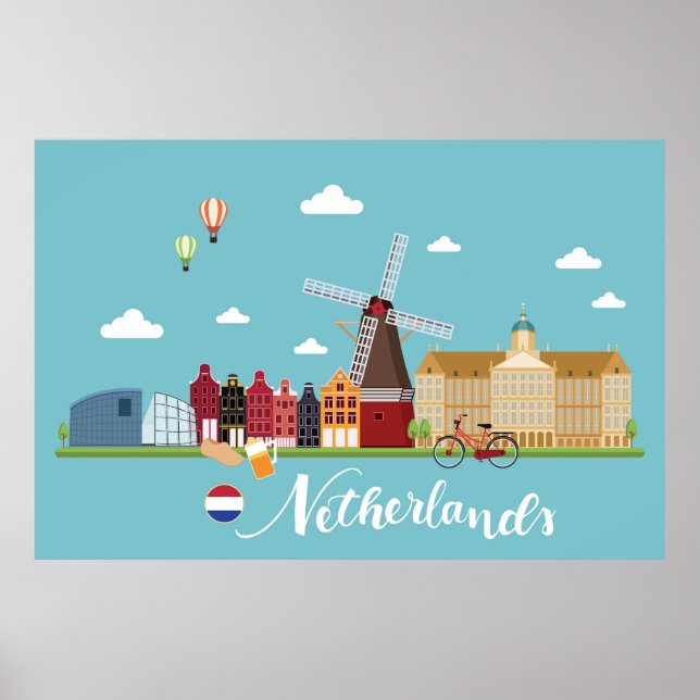 Netherland Travel Poster (Front)
