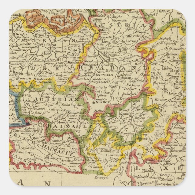 Netherlands 2 square sticker (Front)