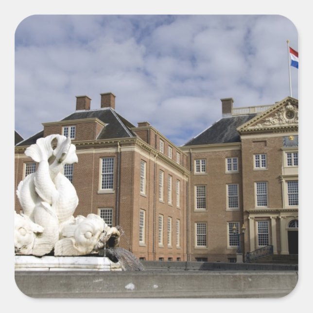 Netherlands (aka Holland), Apeldoorn near 2 Square Sticker (Front)