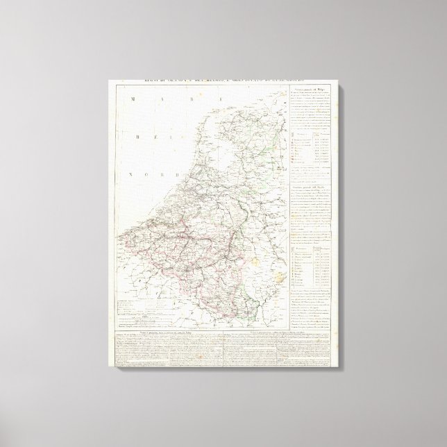 Netherlands and Belgium 4 Canvas Print (Front)