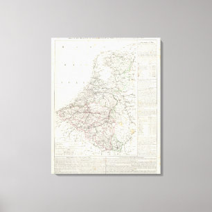 Netherlands and Belgium 4 Canvas Print