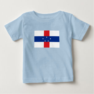 Netherlands Antilles Flag Baby T-Shirt