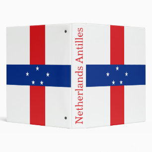 Netherlands Antilles Flag Binder