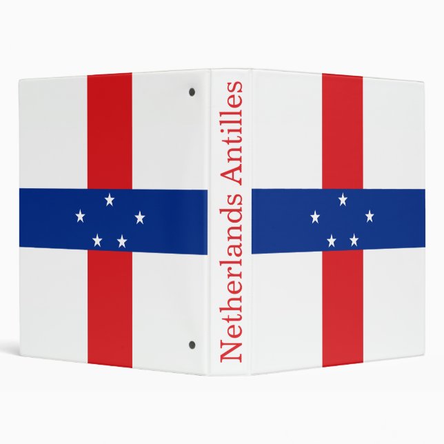 Netherlands Antilles Flag Binder (Background)