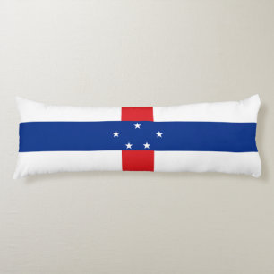 Netherlands Antilles Flag Body Pillow