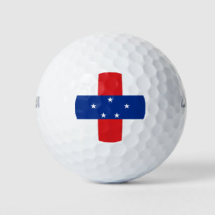 Netherlands Antilles Flag Golf Balls