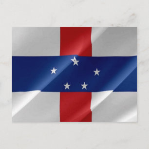 Netherlands Antilles - Flag - Postcard