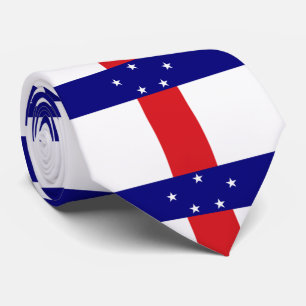 Netherlands Antilles flag Tie