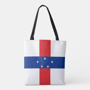 Netherlands Antilles Flag Tote Bag