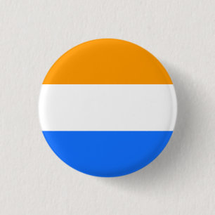 Netherlands Badge - Prince's Flag 1 Inch Round Button