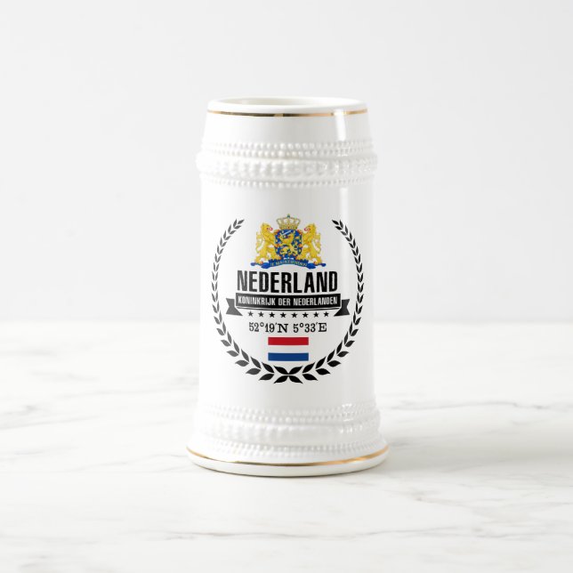 Netherlands Beer Stein (Center)