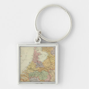 Netherlands, Belgium 2 Keychain