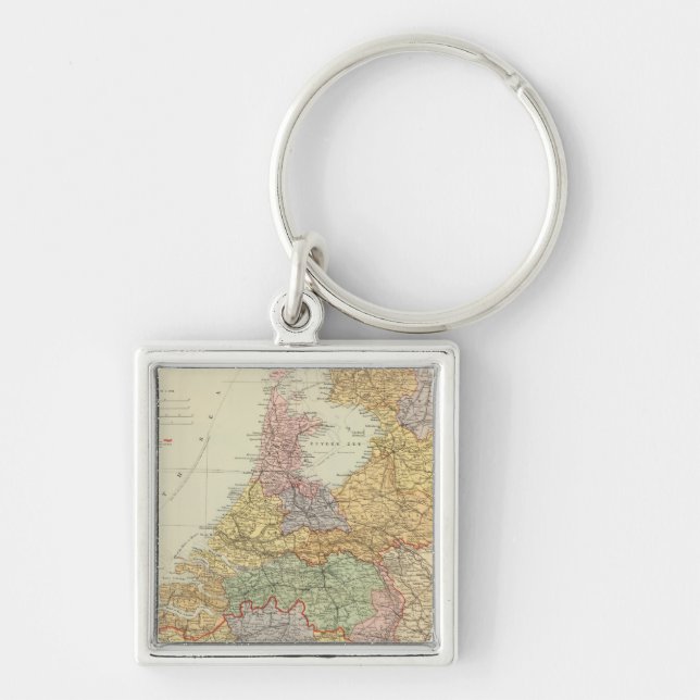 Netherlands, Belgium 2 Keychain (Front)