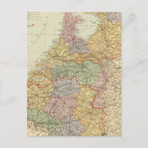 Netherlands, Belgium 2 Postcard