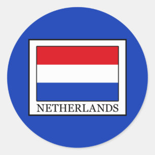 Netherlands Classic Round Sticker