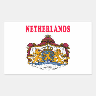 Netherlands Coat Of Arms Designs Sticker