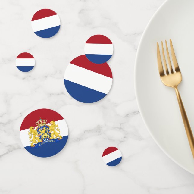Netherlands Confetti, party, Dutch Flag Confetti (Group)