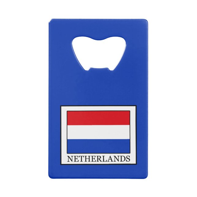 Netherlands Credit Card Bottle Opener (Front)