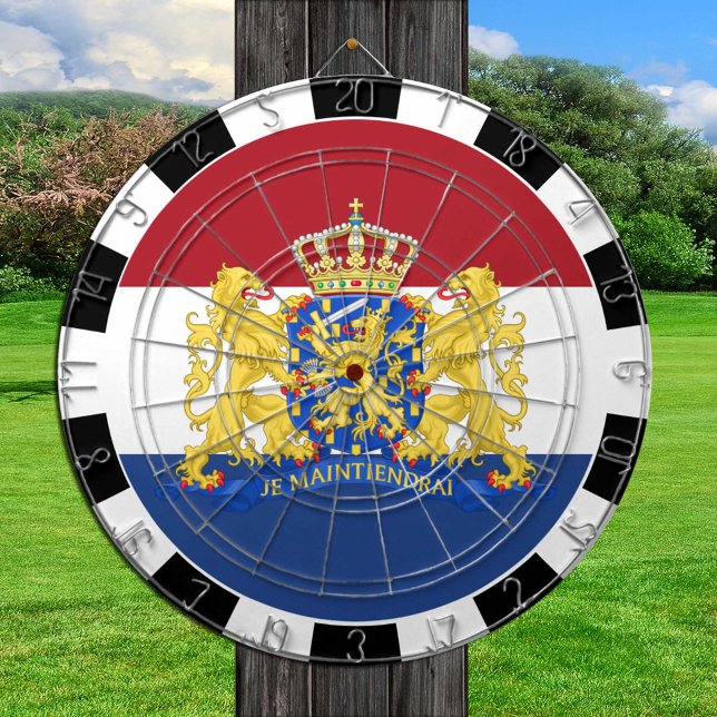 Netherlands Dartboard, game board, Dutch Flag Dartboard (Creator Uploaded)