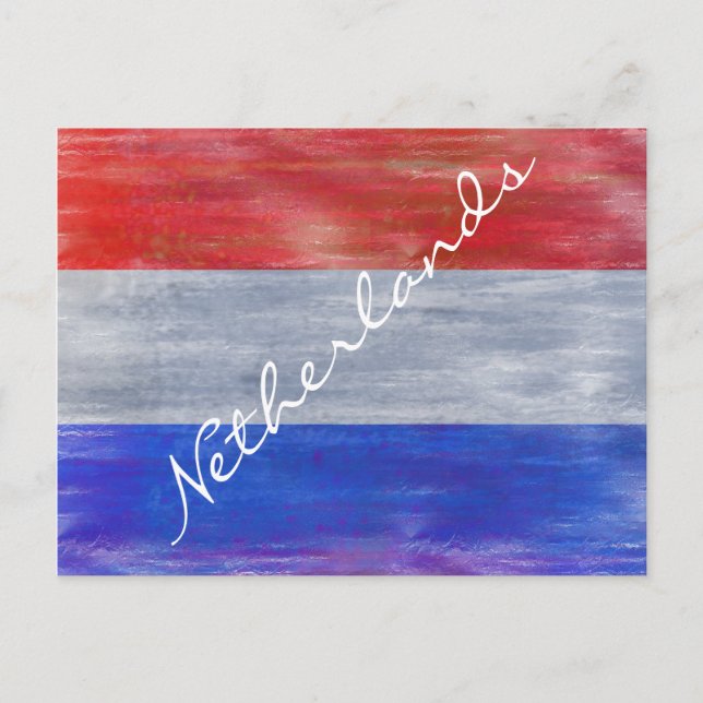 Netherlands distressed Dutch flag - Holland Postcard (Front)