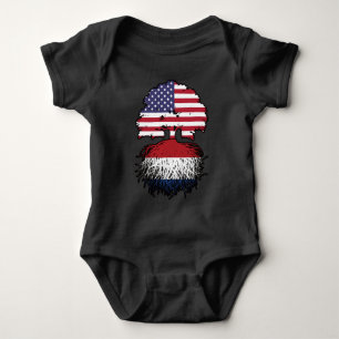 Netherlands Dutch American USA United States Baby Bodysuit