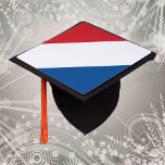 Netherlands & Dutch Flag - Amsterdam /University Graduation Cap Topper<br><div class="desc">Graduation/University Hats: Netherlands & Dutch Flag - university,  graduation,  education hats & toppers / Amsterdam</div>