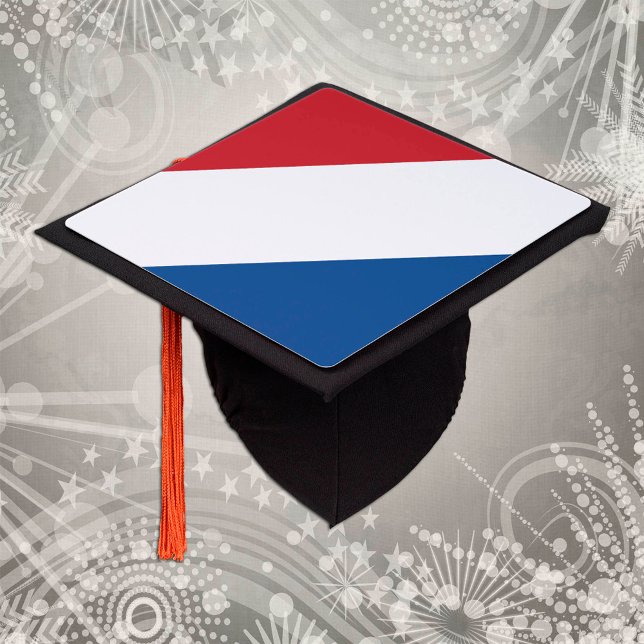Netherlands & Dutch Flag - Amsterdam /University Graduation Cap Topper (Creator Uploaded)