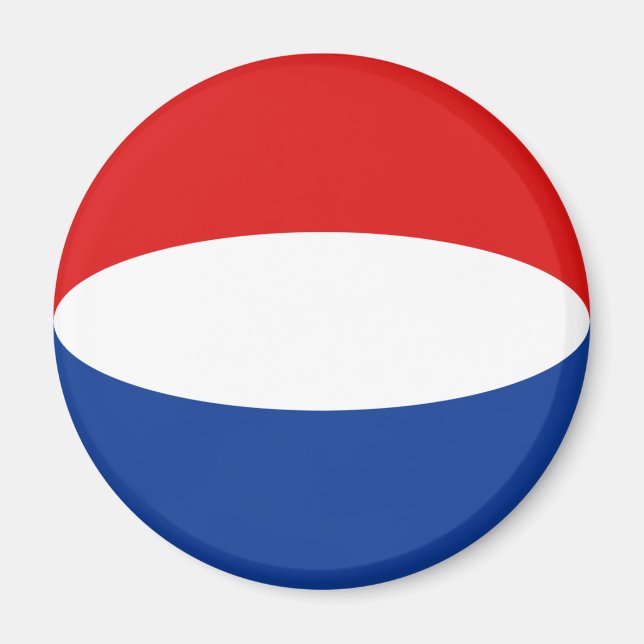 Netherlands Fisheye Flag Magnet (Front)