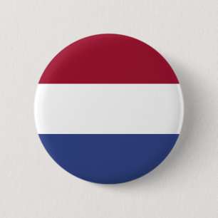 Netherlands Flag 2 Inch Round Button