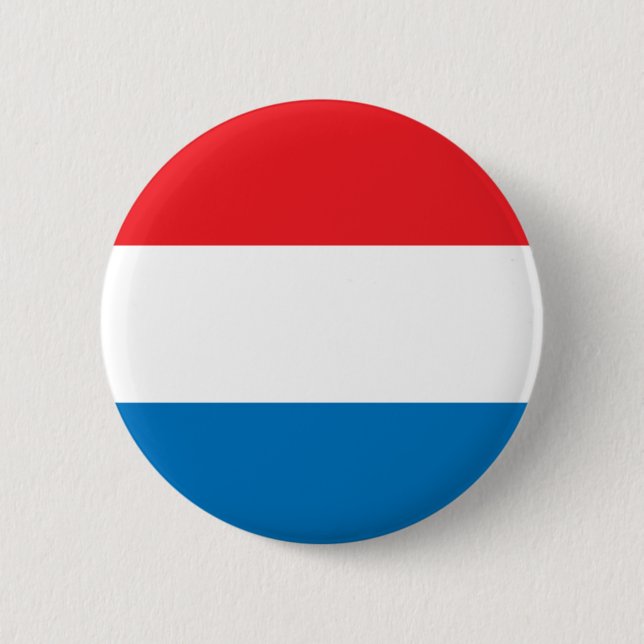 Netherlands Flag 2 Inch Round Button (Front)