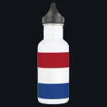 Netherlands Flag 532 Ml Water Bottle<br><div class="desc">Patriotic flag of Netherlands.</div>