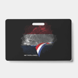 Netherlands flag badge