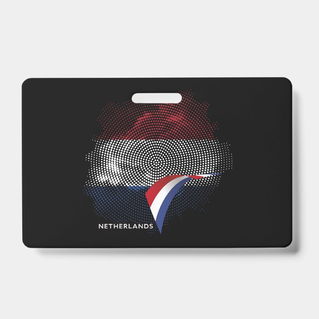 Netherlands flag badge (Front)