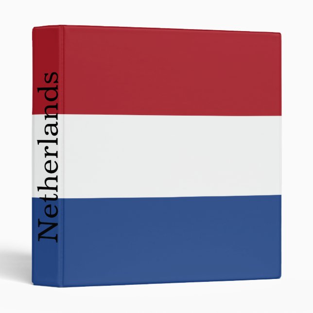 Netherlands Flag Binder (Front/Spine)