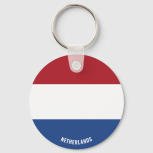Netherlands Flag Charming Patriotic Keychain