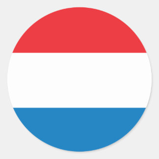 Netherlands Flag Classic Round Sticker