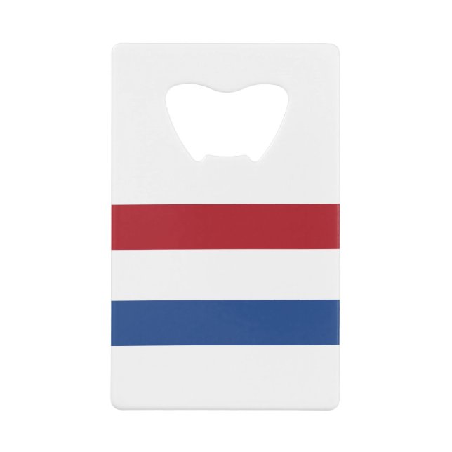 Netherlands Flag Credit Card Bottle Opener (Front)