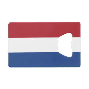 Netherlands Flag Credit Card Bottle Opener