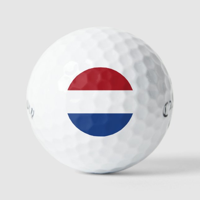 Netherlands Flag css gbcnt Golf Balls (Front)