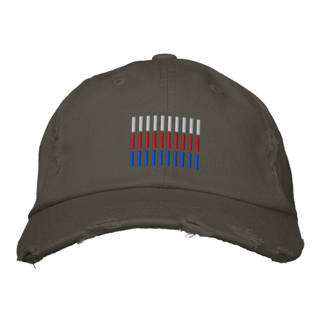 Netherlands Flag Embroidery Embroidered Hat (Front)
